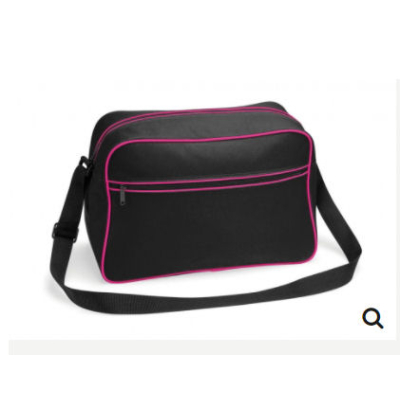 Retro Shoulder Bag verschillende kleuren met opdruk 